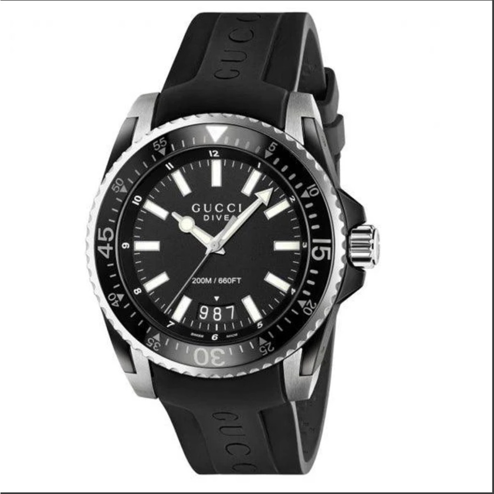 Gucci Black Dive Watch